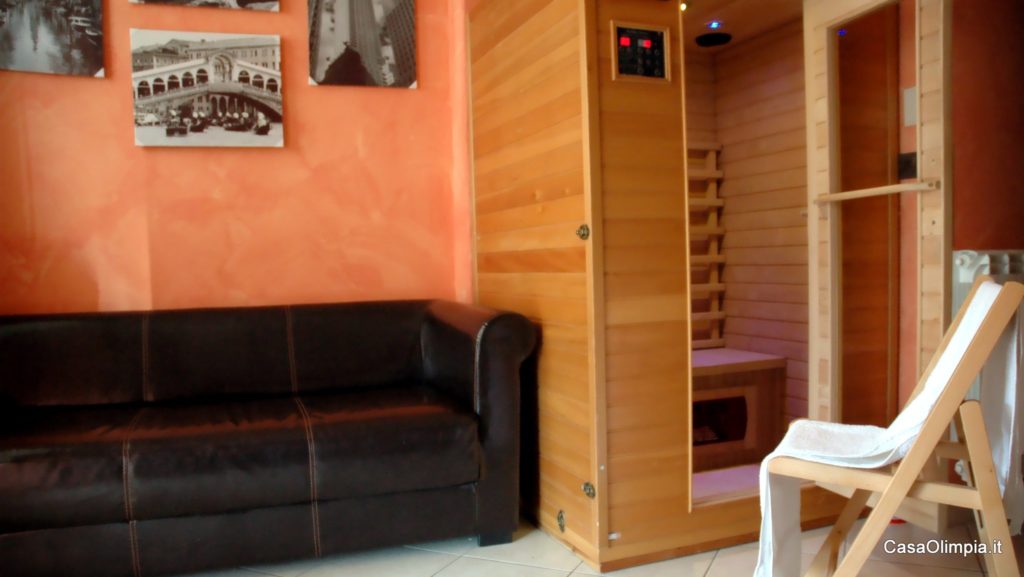 Benessere sala Sauna Relax infrarossi