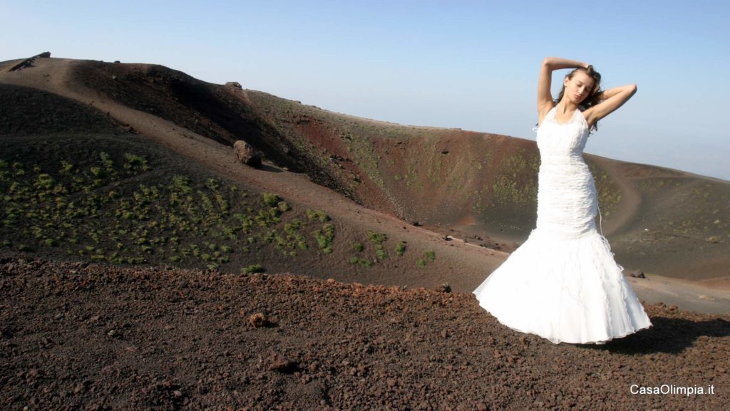 Matrimoni Sicilia sposa su Etna